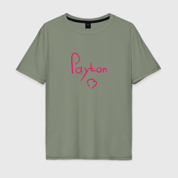Мужская футболка хлопок Oversize Payton Moormeier сердце