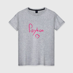 Женская футболка хлопок Payton Moormeier сердце
