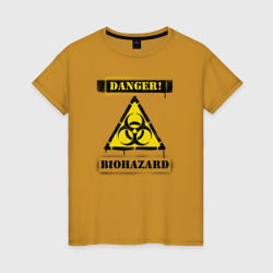 Женская футболка хлопок Biohazard