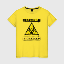 Женская футболка хлопок Biohazard