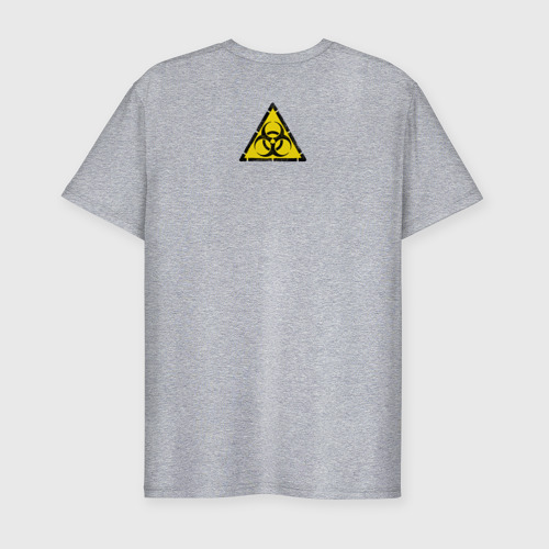 Мужская футболка хлопок Slim Biohazard, цвет меланж - фото 2