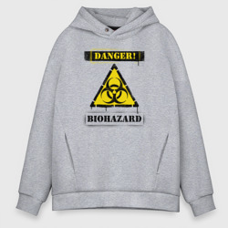 Мужское худи Oversize хлопок Biohazard