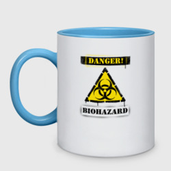 Кружка двухцветная Biohazard