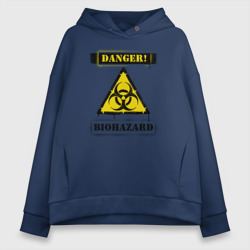 Женское худи Oversize хлопок Biohazard