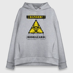 Женское худи Oversize хлопок Biohazard