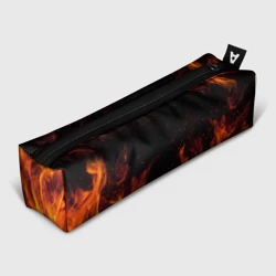 Пенал школьный 3D Огонь fire