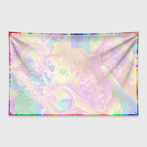 Флаг-баннер Tie dye яркие краски - фото 2