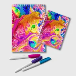 Блокнот Tie dye яркие краски