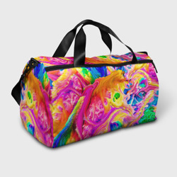 Сумка спортивная 3D Tie dye яркие краски