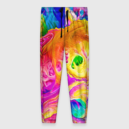 Женские брюки 3D Tie dye яркие краски, цвет 3D печать