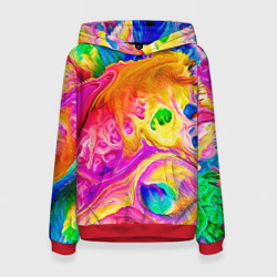 Женская толстовка 3D Tie dye яркие краски