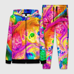 Женский костюм 3D Tie dye яркие краски