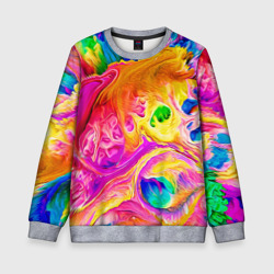 Детский свитшот 3D Tie dye яркие краски