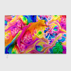 Флаг 3D Tie dye яркие краски