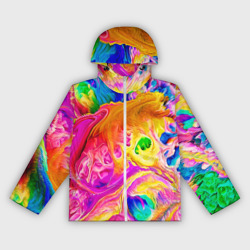 Женская ветровка 3D Tie dye яркие краски