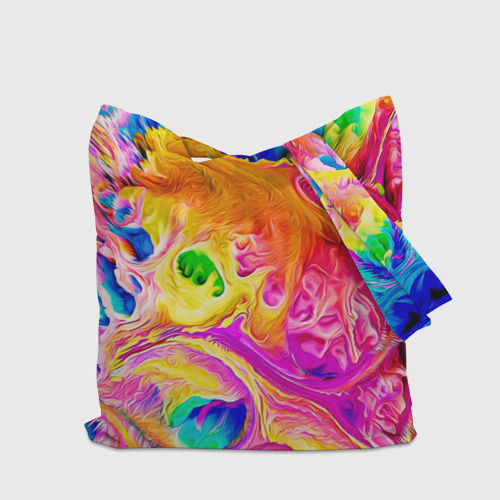 Шоппер 3D Tie dye яркие краски - фото 5