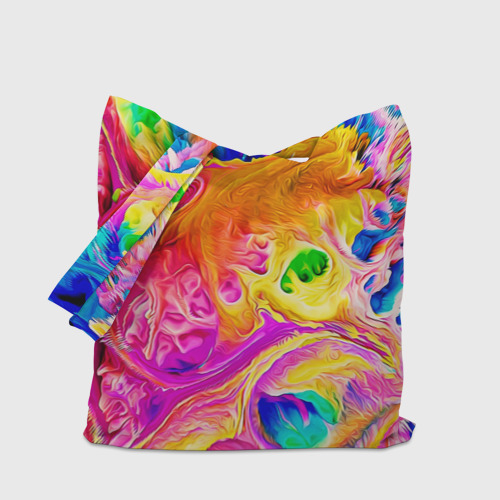 Шоппер 3D Tie dye яркие краски - фото 4