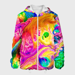 Мужская куртка 3D Tie dye яркие краски