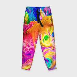 Детские брюки 3D Tie dye яркие краски