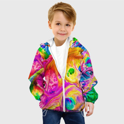 Детская куртка 3D Tie dye яркие краски - фото 2