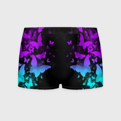 Мужские трусы 3D Бабочки в неоне