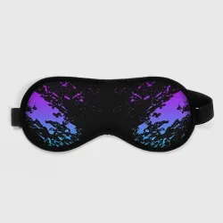 Маска для сна 3D Неоновые брызги