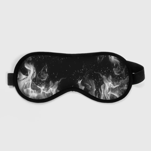 Маска для сна 3D Белый огонь white fire