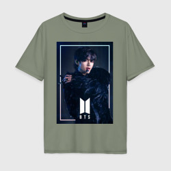 Мужская футболка хлопок Oversize BTS Black Swan