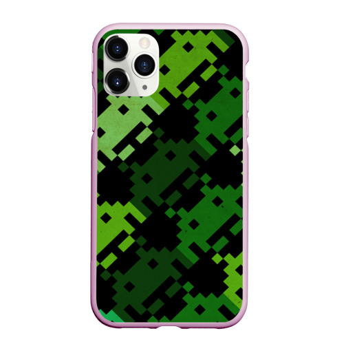 Чехол для iPhone 11 Pro Max матовый Space Invaders