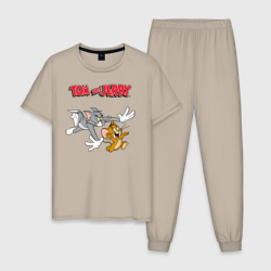Мужская пижама хлопок Tom&Jerry