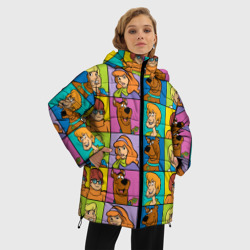 Женская зимняя куртка Oversize Scooby-Doo Сharacters - фото 2