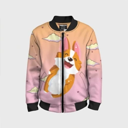 Детский бомбер 3D Милый корги