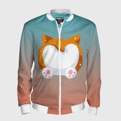 Мужской бомбер 3D Милый корги