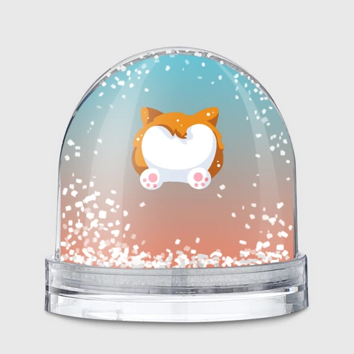 Игрушка Снежный шар Милый корги