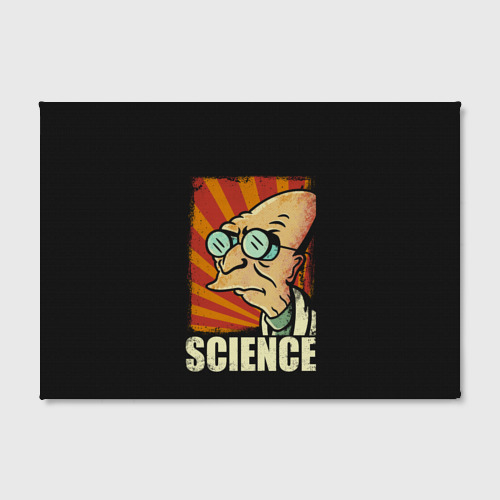 Холст прямоугольный Futurama. Science, цвет 3D печать - фото 2