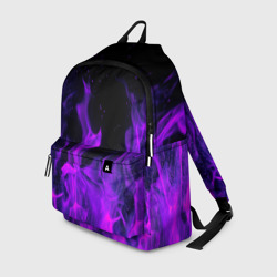 Рюкзак 3D Фиолетовый огонь purple fire