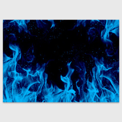 Поздравительная открытка Синий огонь blue fire