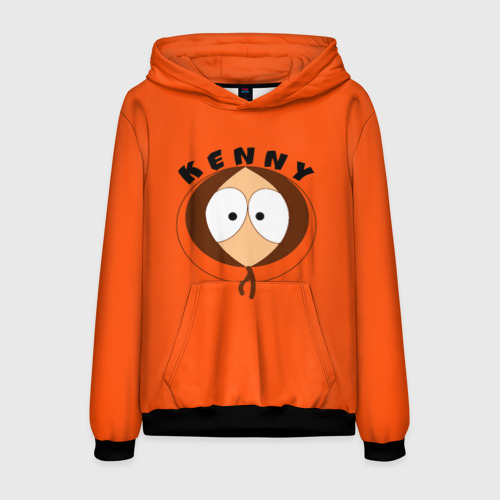 Мужская толстовка 3D Kenny, цвет черный