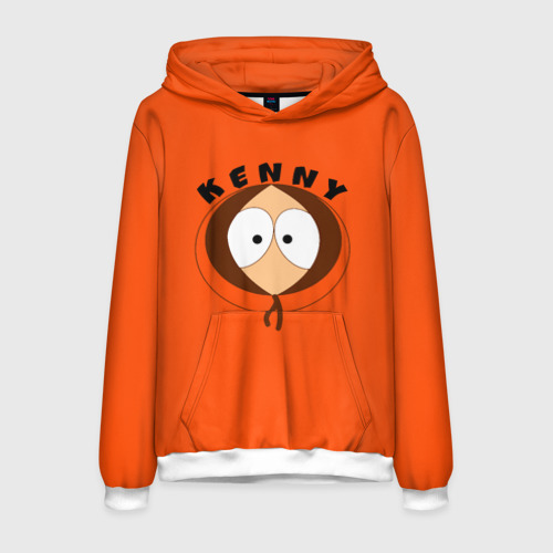 Мужская толстовка 3D Kenny, цвет белый