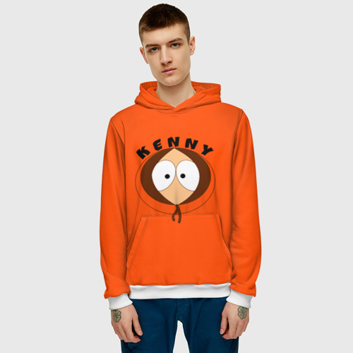 Мужская толстовка 3D Kenny, цвет белый - фото 3