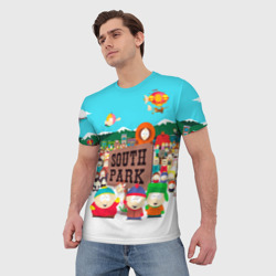Мужская футболка 3D South Park - фото 2