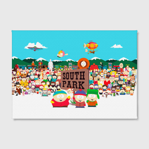 Холст прямоугольный South Park, цвет 3D печать - фото 2