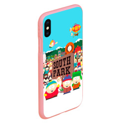 Чехол для iPhone XS Max матовый South Park - фото 2