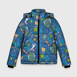 Зимняя куртка для мальчиков 3D Ghost Hunters Pattern
