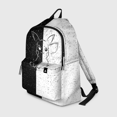 Рюкзак 3D с принтом ПИКАЧУ, вид спереди #2