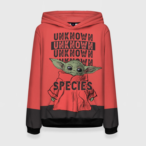 Женская толстовка 3D Child Yoda Фото 01 Женская толстовка 3D Child Yoda Фото 01