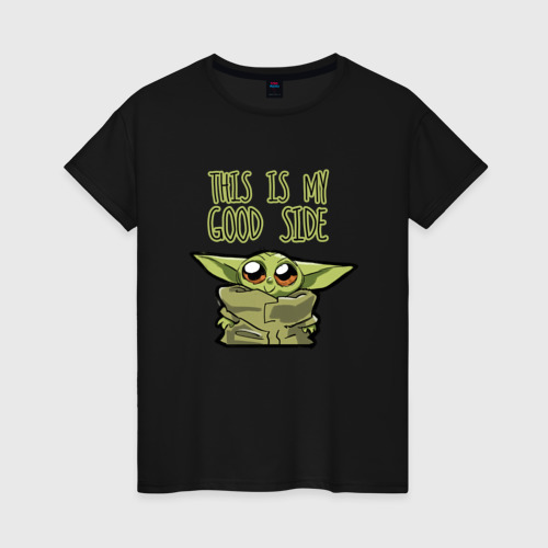 Женская футболка хлопок Child Yoda Фото 01 Женская футболка хлопок Child Yoda Фото 01
