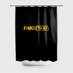 Штора 3D для ванной Fake Taxi