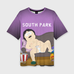 Женская футболка oversize 3D Южный Парк