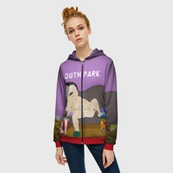 Женская толстовка 3D на молнии Южный Парк - фото 2